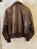 画像2: (USED) GOLDEN BEAR/CWU 45P MODEL LEATHER JKT  BROWN (2)