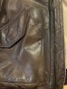 画像10: (USED) GOLDEN BEAR/CWU 45P MODEL LEATHER JKT  BROWN (10)