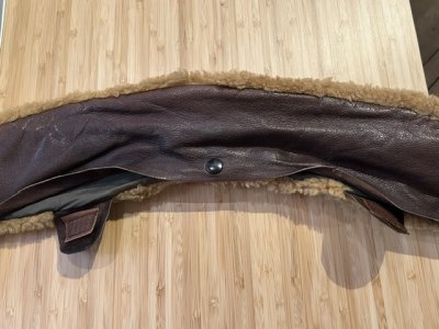 画像18: (USED) GOLDEN BEAR/CWU 45P MODEL LEATHER JKT  BROWN