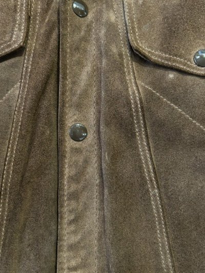 画像5: (USED) VANSON/SUEDE TRUCKER JKT  BROWN