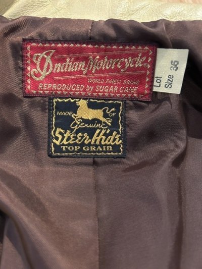 画像9: (USED) INDIAN MOTORCYCLE/LEATHER TAILORED JKT  CREAM(YELLOW)