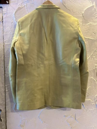 画像2: (USED) INDIAN MOTORCYCLE/LEATHER TAILORED JKT  CREAM(YELLOW)