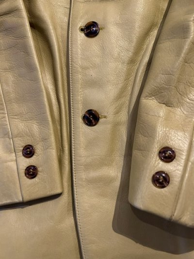 画像4: (USED) INDIAN MOTORCYCLE/LEATHER TAILORED JKT  CREAM(YELLOW)