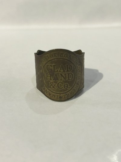 画像1: GLAD HAND(グラッドハンド)/CIGAR TAG RING BRASS  INDICATE