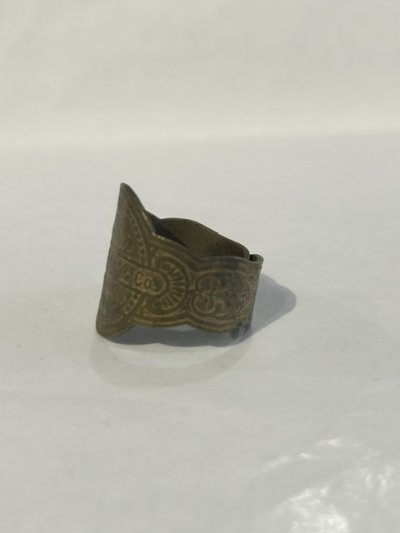 画像2: GLAD HAND(グラッドハンド)/CIGAR TAG RING BRASS  MY HEART