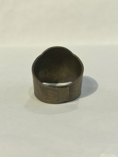 画像3: GLAD HAND(グラッドハンド)/CIGAR TAG RING BRASS  OLD JALOPY