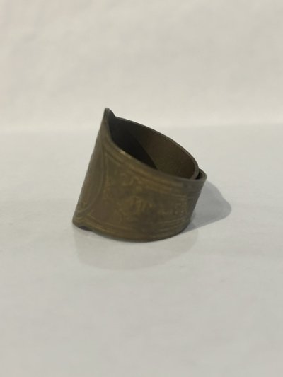画像2: GLAD HAND(グラッドハンド)/CIGAR TAG RING BRASS  OLD JALOPY