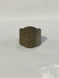 GLAD HAND(グラッドハンド)/CIGAR TAG RING BRASS  COTTON