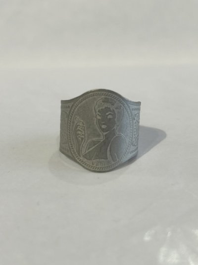 画像1: GLAD HAND(グラッドハンド)/CIGAR TAG RING SILVER  LADY