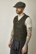 画像3: BELAFOTE/RT BALL CHAIN ZIPPER VEST  DORO BROWN (3)