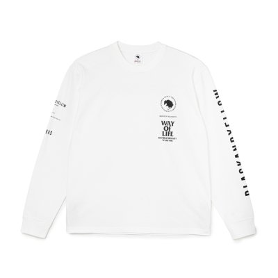 画像1: RATS/MC L/S TEE  WHITE