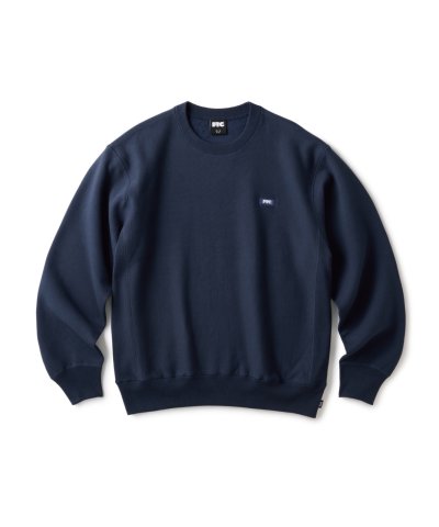 画像1: FTC/SMALL BOX LOGO CREW NECK  NAVY
