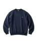 画像1: FTC/SMALL BOX LOGO CREW NECK  NAVY (1)