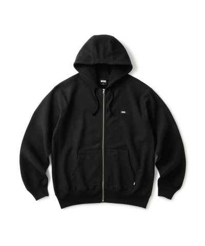 画像1: FTC/SMALL BOX LOGO ZIP UP HOODY  BLACK