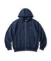 画像1: FTC//SMALL BOX LOGO ZIP UP HOODY NAVY (1)