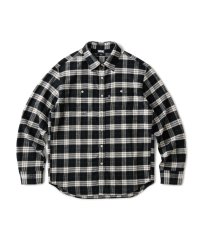 FTC/PLAID NELL SHIRT  BLACK