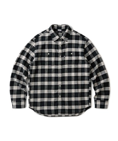 画像1: FTC/PLAID NELL SHIRT  BLACK