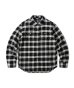 画像1: FTC/PLAID NELL SHIRT  BLACK (1)