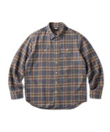 FTC/PLAID NELL SHIRT  GRAY