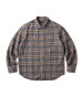 画像1: FTC/PLAID NELL SHIRT  GRAY (1)