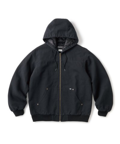 画像1: FTC/WASHED HOODED WORK JKT BLACK