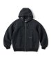 画像1: FTC/WASHED HOODED WORK JKT BLACK (1)