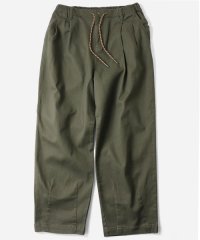 GYMMASTER/STRETCH TWILL TWO TUCK PANT  OLIVE