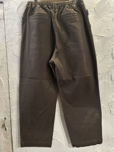 画像3: GYMMASTER/STRETCH TWILL TWO TUCK PANT  BROWN