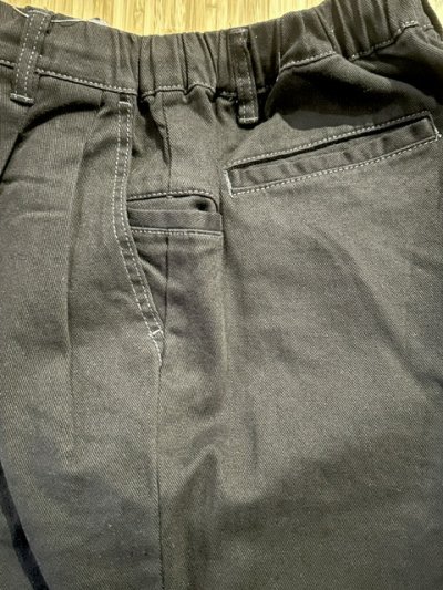 画像6: GYMMASTER/STRETCH TWILL TWO TUCK PANT  BLACK