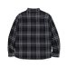 画像2: RATS/TARTAN FLANNEL CHECK SHIRT  BLACK (2)