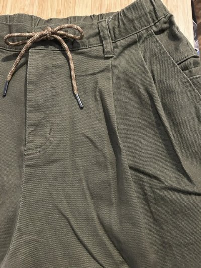 画像4: GYMMASTER/STRETCH TWILL TWO TUCK PANT  OLIVE