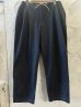 画像2: GYMMASTER/STRETCH DENIM TWO TUCK PANT  ONEWASH (2)