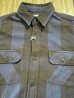 画像3: ALCARZA/HEAVY FLANNEL SHIRT BUFFALO CHECK  BLUE (3)