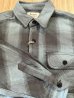 画像4: ALCARZA/HEAVY FLANNEL SHIRT OMBRE BLUE(SAX) (4)