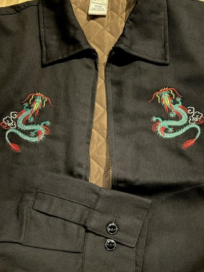 画像5: ALCARZA/DRIZZLER JKT WITH PADDING DRAGON  BLACK