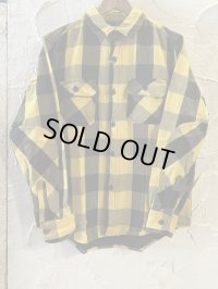 ALCARZA/HEAVY FLANNEL SHIRT BUFFALO CHECK  YELLOW