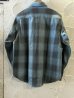 画像2: ALCARZA/HEAVY FLANNEL SHIRT OMBRE BLUE(SAX) (2)