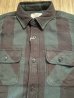 画像3: ALCARZA/HEAVY FLANNEL SHIRT BUFFALO CHECK  GREEN (3)