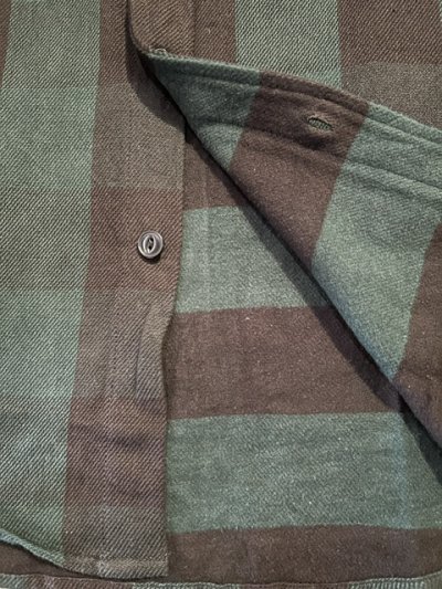 画像5: ALCARZA/HEAVY FLANNEL SHIRT BUFFALO CHECK  GREEN