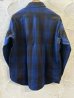 画像2: ALCARZA/HEAVY FLANNEL SHIRT BUFFALO CHECK  BLUE (2)