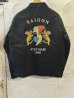 画像1: ALCARZA/DRIZZLER JKT WITH PADDING MAP  BLACK (1)