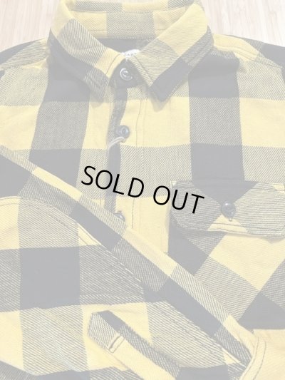 画像4: ALCARZA/HEAVY FLANNEL SHIRT BUFFALO CHECK  YELLOW