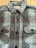 画像3: ALCARZA/HEAVY FLANNEL SHIRT OMBRE BLUE(SAX) (3)