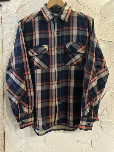 画像1: ALCARZA/HEAVY FLANNEL SHIRT GREEN