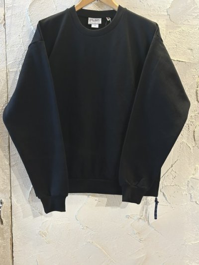 画像1: GYMMASTER/HAVY SWEAT CREW NECK  BLACK