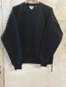 画像1: GYMMASTER/HAVY SWEAT CREW NECK  BLACK (1)