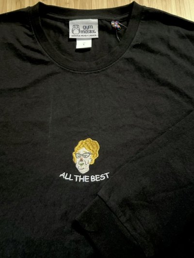 画像4: GYMMASTER/ALL THE BEST EMBROIDERY LST  BLACK