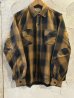 画像1: ALCARZA/HEAVY FLANNEL SHIRT OMBRE  BROWN (1)