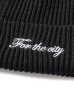 画像4: FTC/NEW ERA RIB BEANIE  BLACK (4)