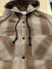 画像3: ALCARZA/HEAVY FLANNEL PARKA OMBRE BEIGE (3)